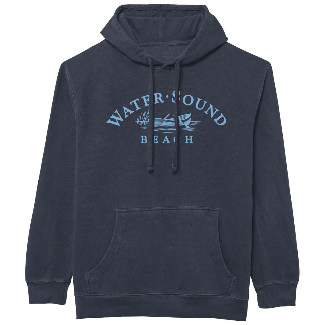 Navy Pigment Dyed Hoodie