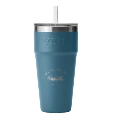 Nordic Blue 26oz Straw Cup