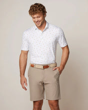 Load image into Gallery viewer, White Sergio Print Polo
