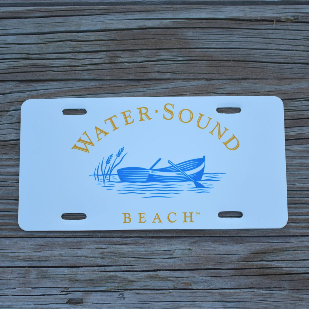 WaterSound Beach Car Plate